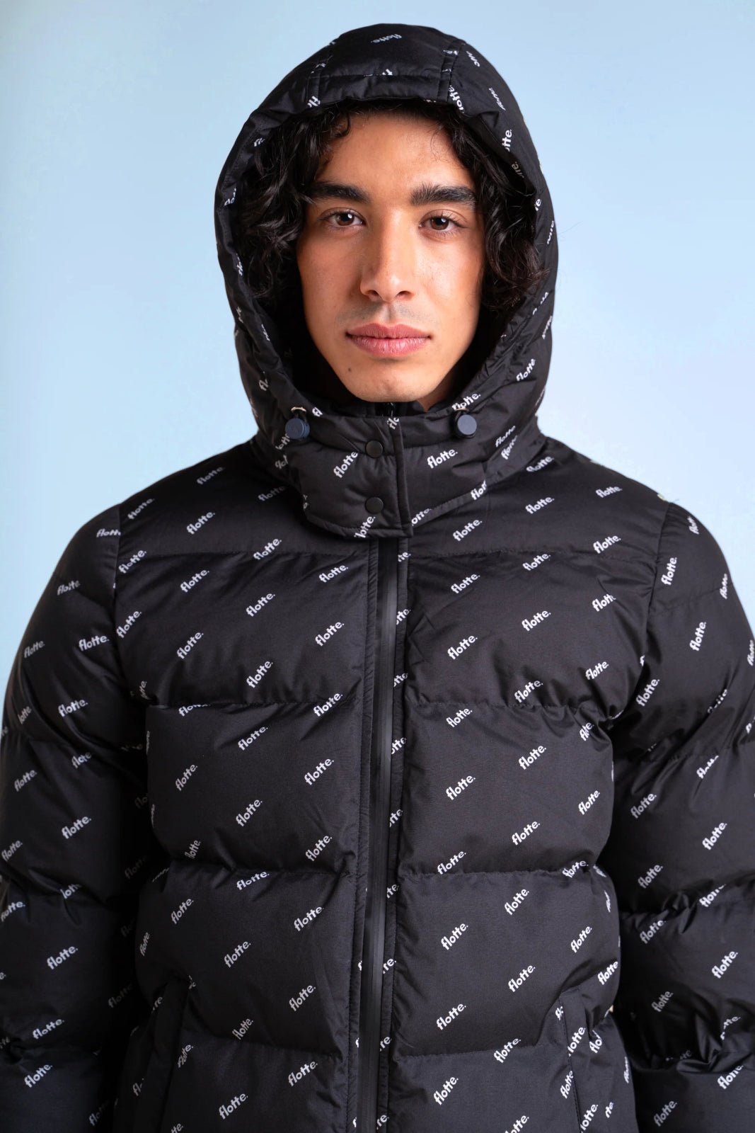 Sèvres Monogramme Mixed Waterproof Down Jacket Flotte