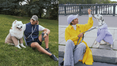 Promener et prendre soin de son chien par temps de pluie