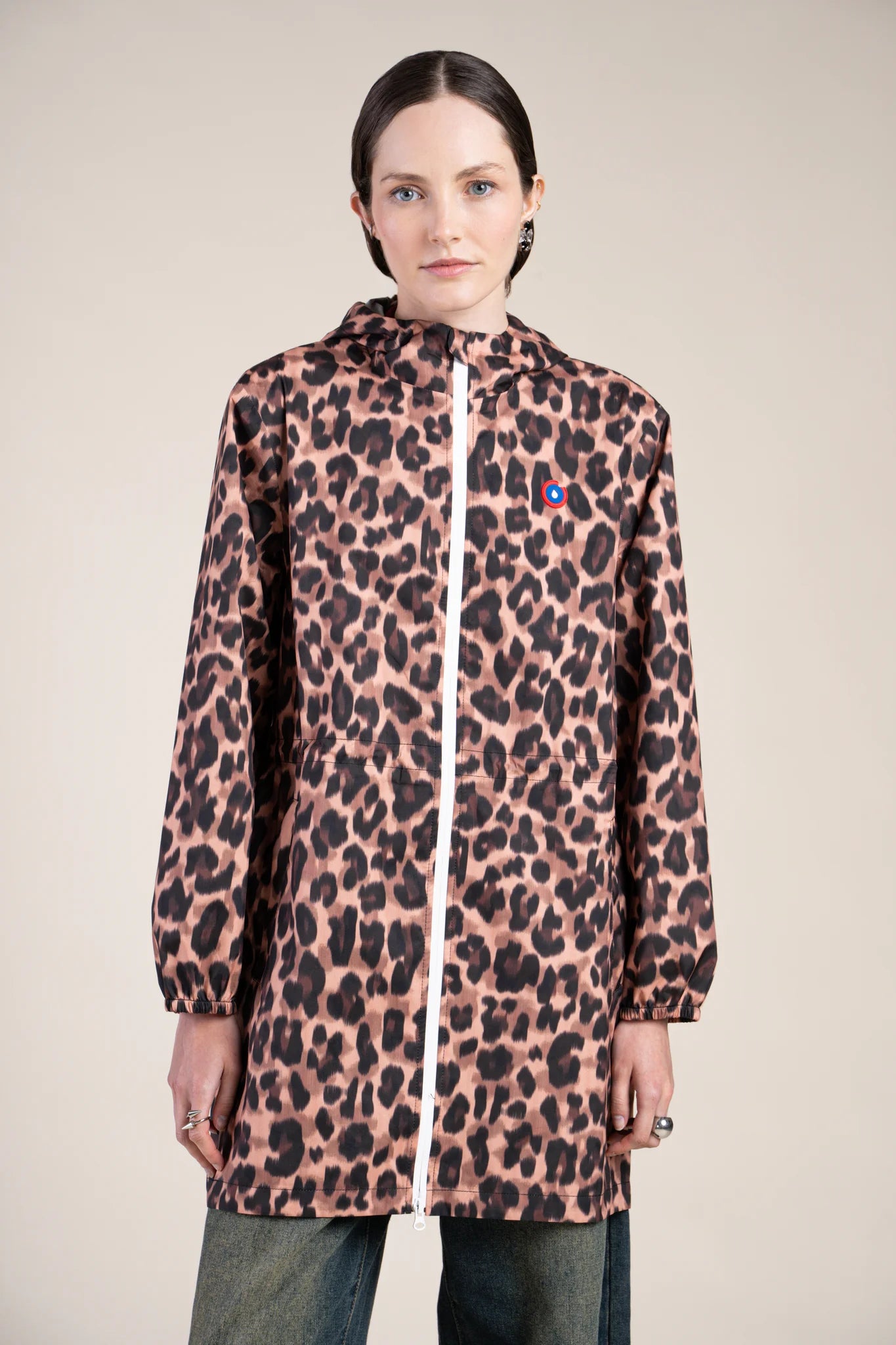 Amelot Imprimé - Imperméable Long - Flotte 