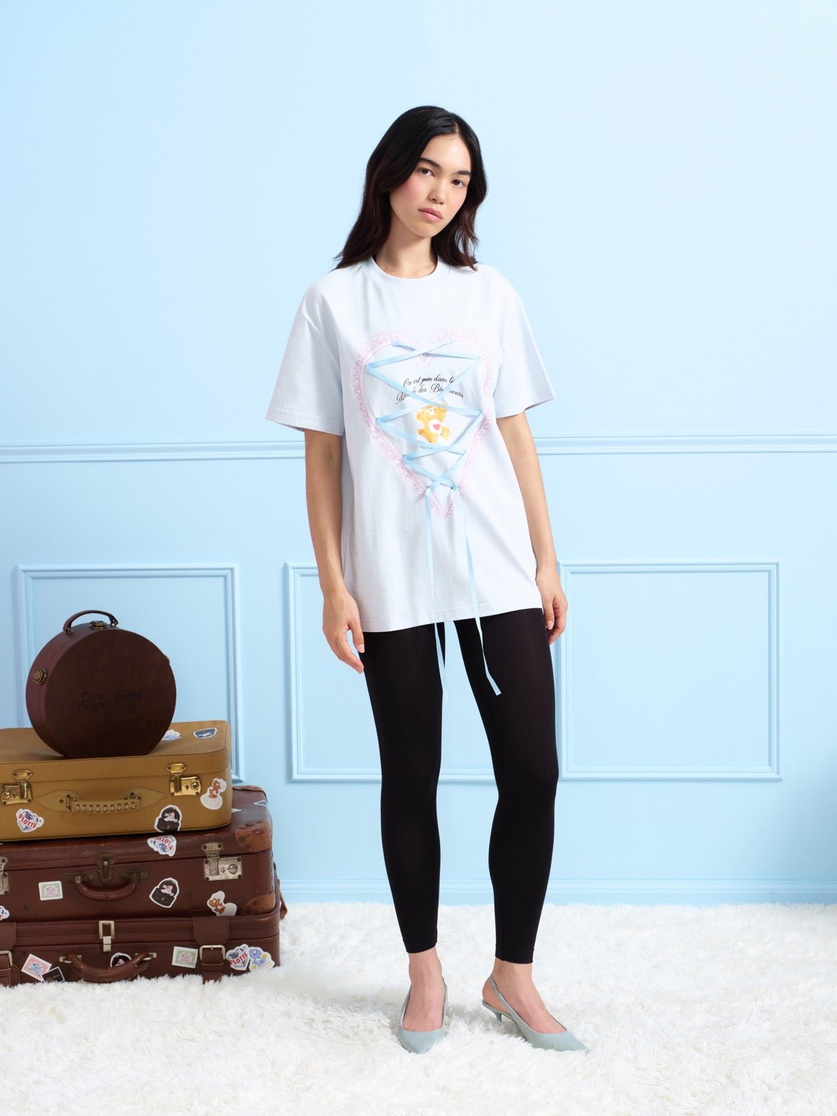Flotte x Bisounours Care Bears T-shirt Candie 100% Coton 