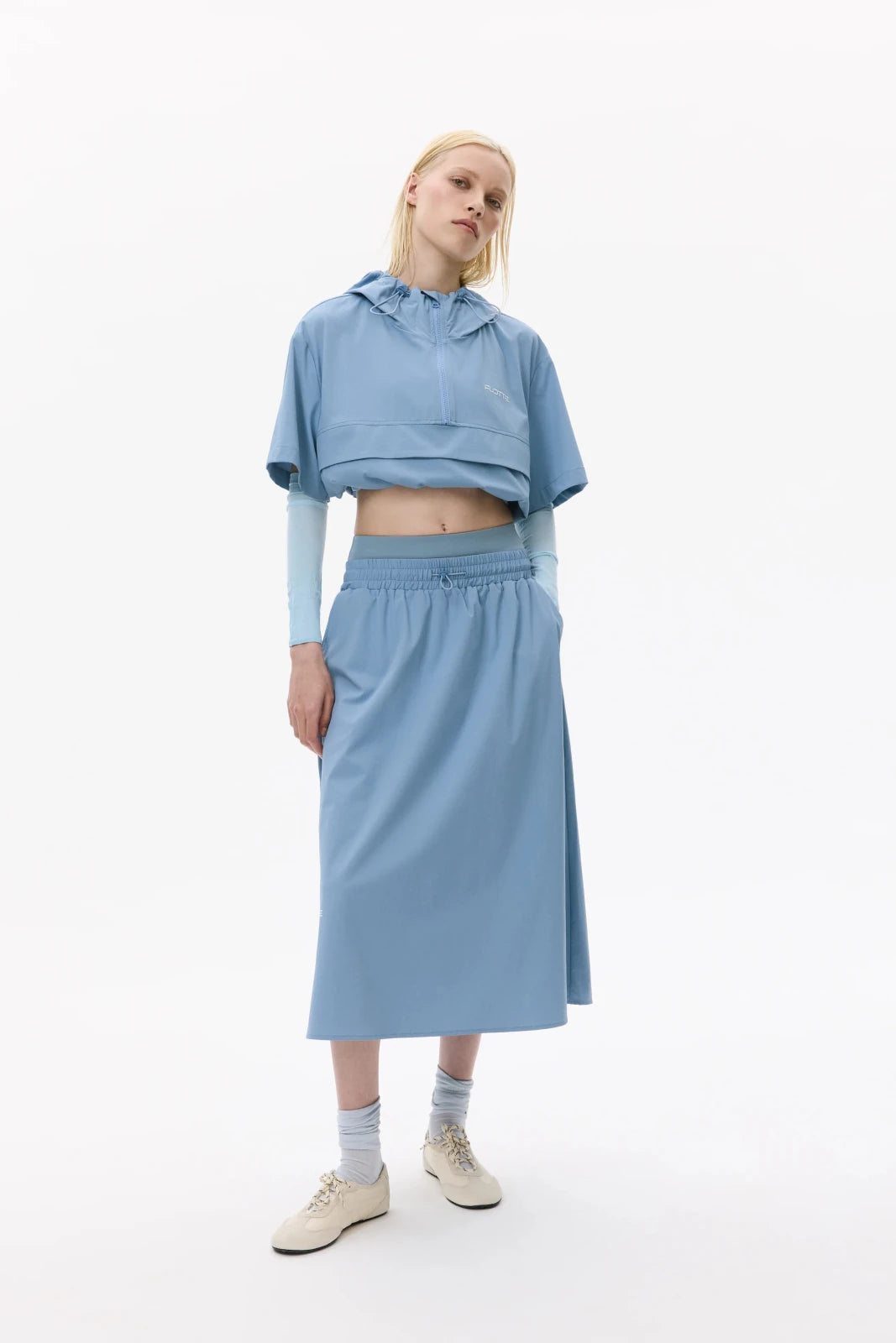 Mirabelle - Jupe Anti-UV ultra-légère - Flotte couleur iceberg 