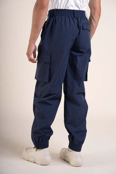 Pantalon imperméable Gambetta cargo multipoches #couleur_indigo