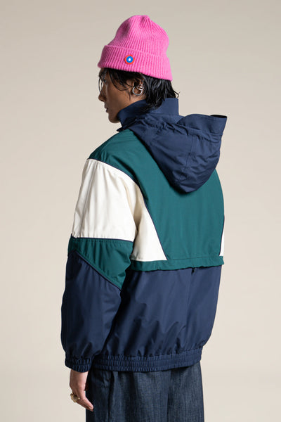 SAINT MARTIN veste imperméable #couleur_sapin-indigo