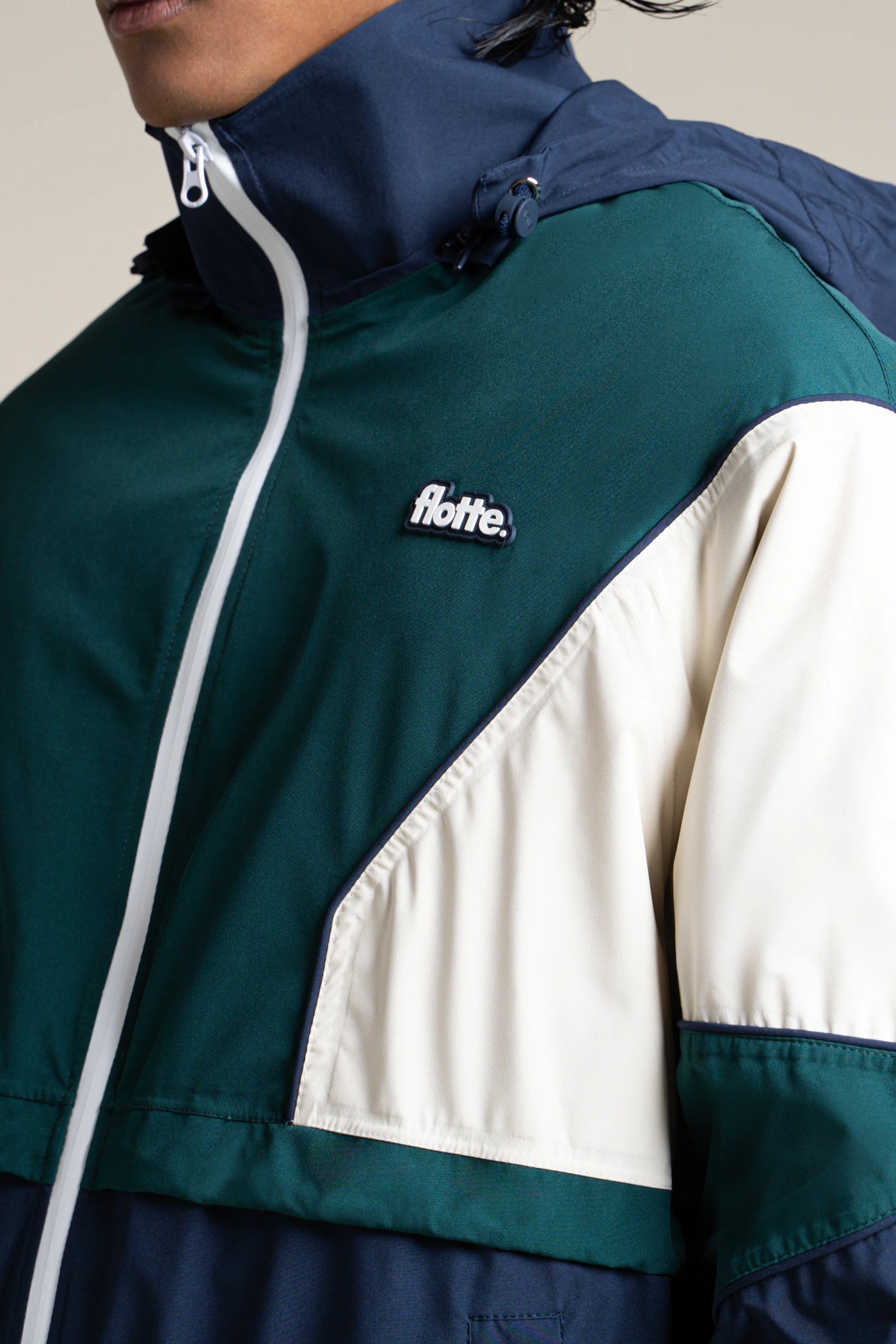 SAINT MARTIN veste imperméable #couleur_sapin-indigo