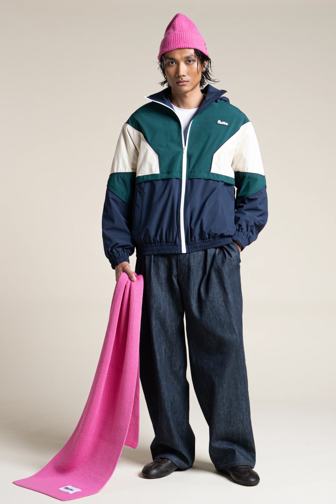 SAINT MARTIN veste imperméable #couleur_sapin-indigo