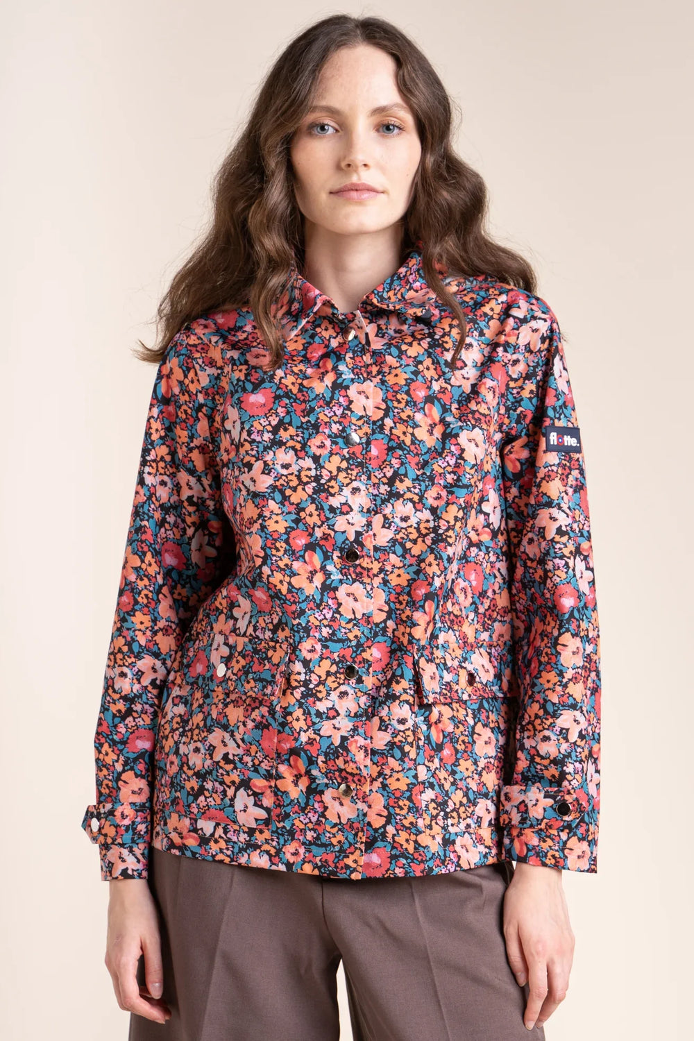 Veste Femme Caldene Courte Ceinturée - Imperméable Légère Effet Peau - Taille L Occasion