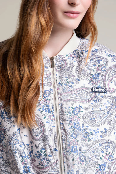 Alesia - Veste Bomber - Flotte #couleur_cachemire