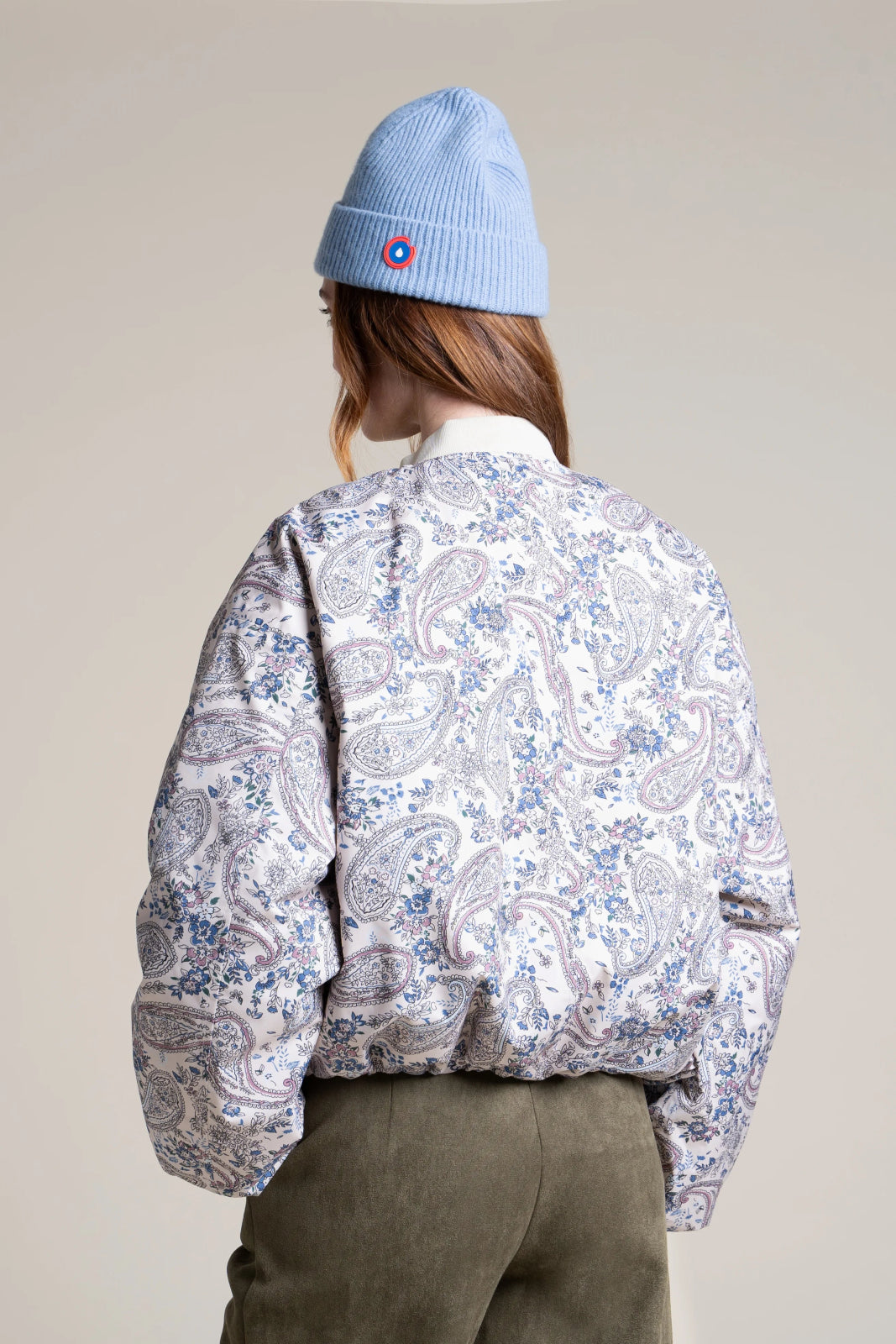 Alesia - Veste Bomber - Flotte #couleur_cachemire