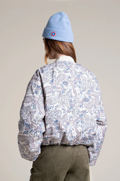 Alesia - Veste Bomber - Flotte #couleur_cachemire