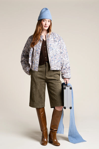 Alesia - Veste Bomber - Flotte #couleur_cachemire