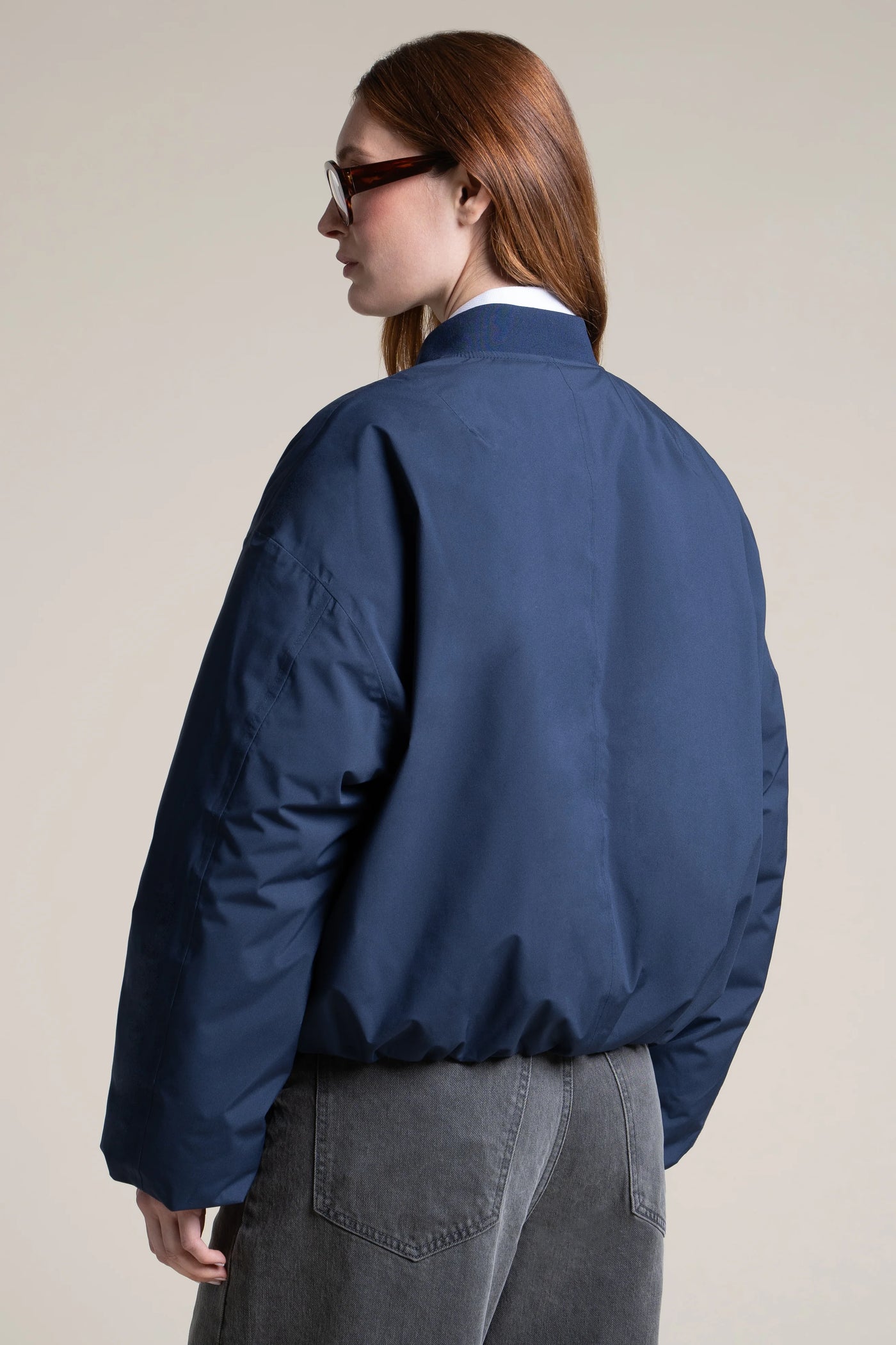Alesia - Veste Bomber - Flotte #couleur_indigo