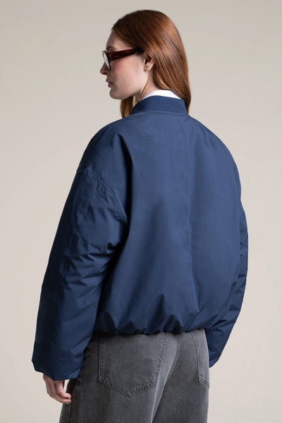 Alesia - Veste Bomber - Flotte #couleur_indigo