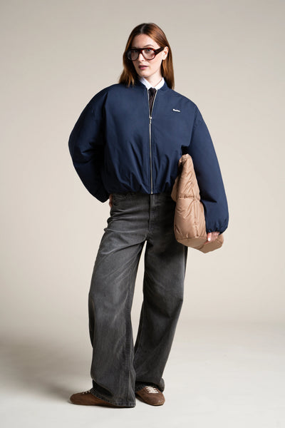 Alesia - Veste Bomber - Flotte #couleur_indigo