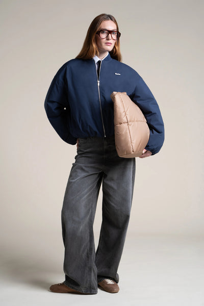 Alesia - Veste Bomber - Flotte #couleur_indigo