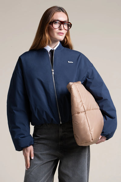 Alesia - Veste Bomber - Flotte #couleur_indigo