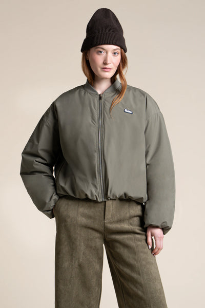 Alesia - Veste Bomber - Flotte #couleur_kaki