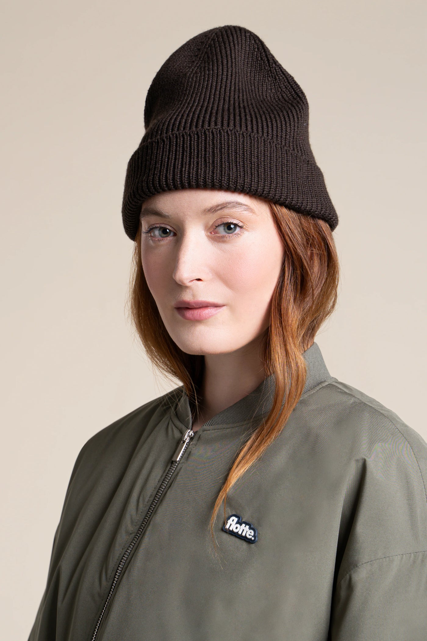 Alesia - Veste Bomber - Flotte #couleur_kaki