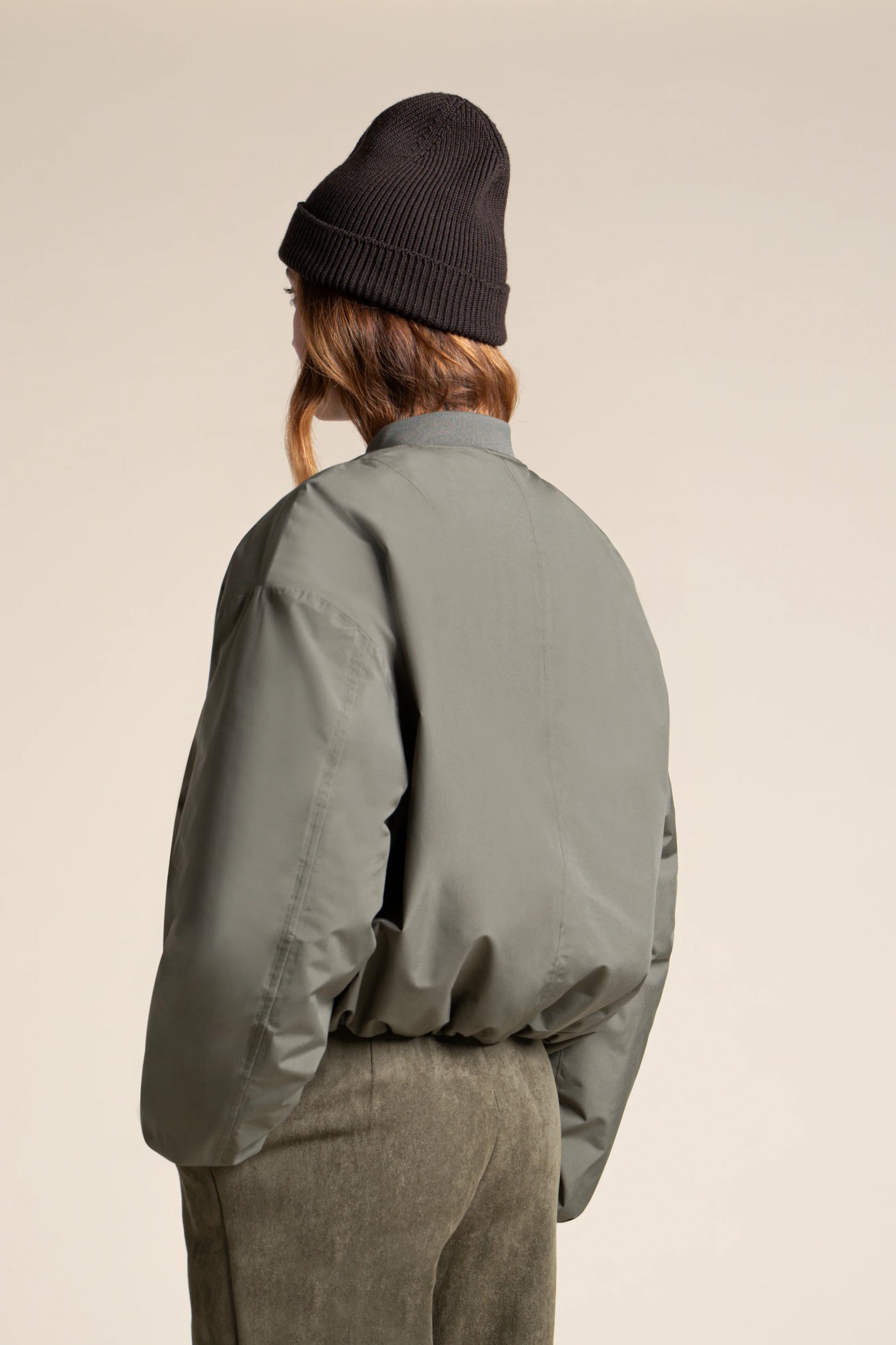 Alesia - Veste Bomber - Flotte #couleur_kaki