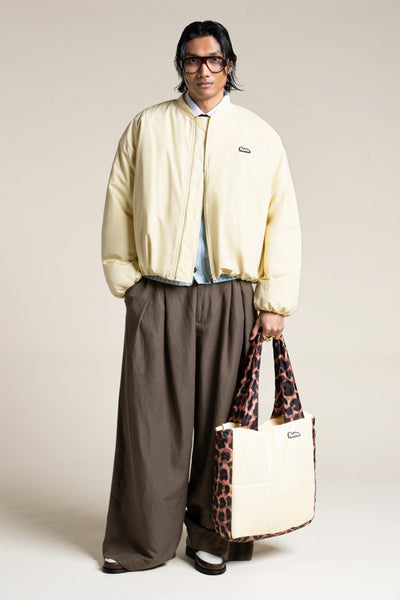 Alésia- Veste Bomber - Flotte #couleur_butter