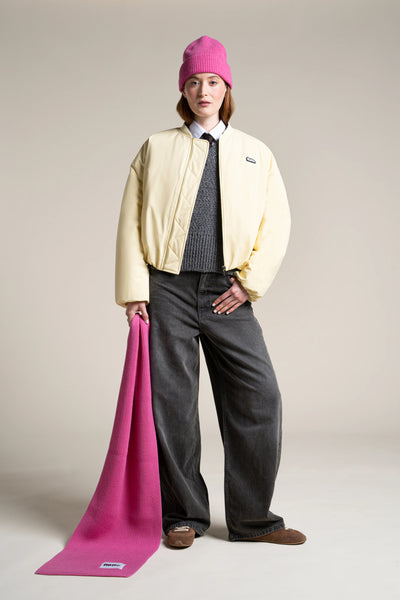 Alesia - Veste Bomber - Flotte #couleur_butter