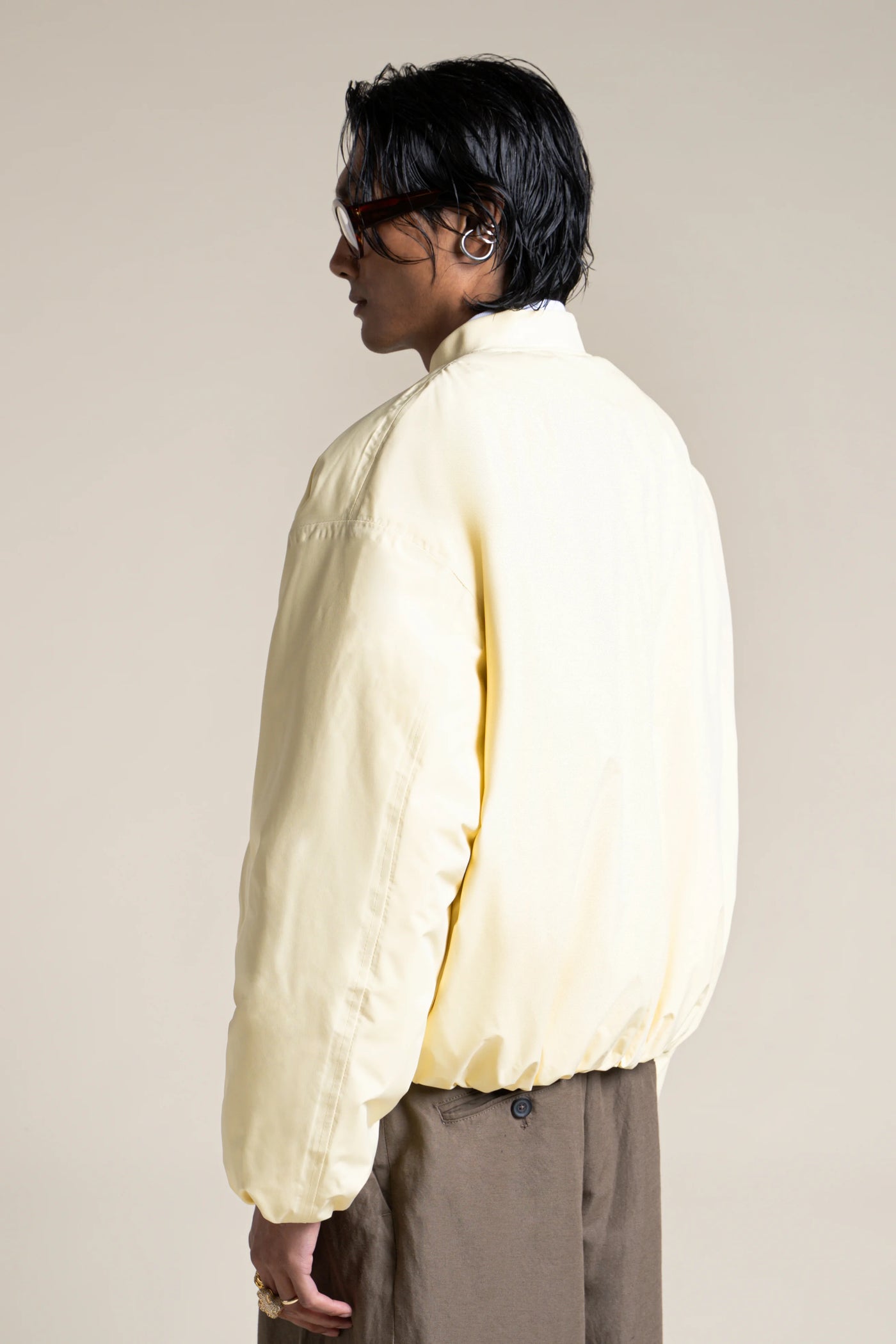 Alésia- Veste Bomber - Flotte #couleur_butter