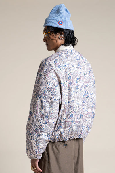 Alésia- Veste Bomber - Flotte couleur cachemire #couleur_cachemire