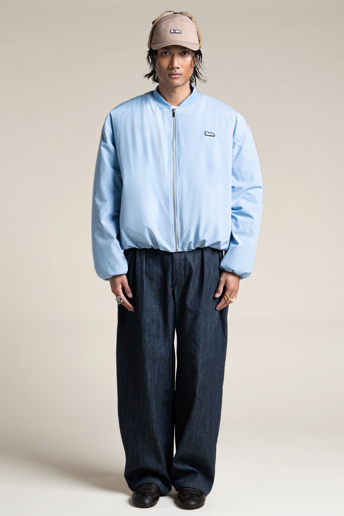 Alésia- Veste Bomber - Flotte #couleur_ciel