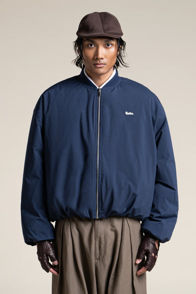 Alésia- Veste Bomber - Flotte couleur indigo #couleur_indigo