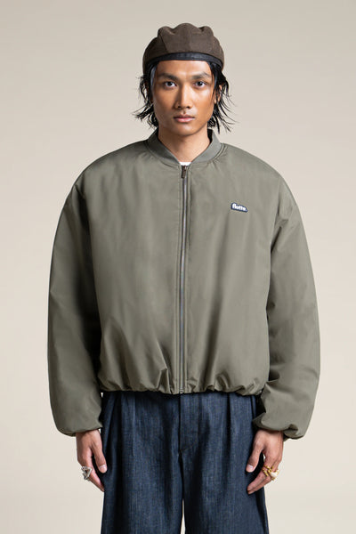 Alésia- Veste Bomber - Flotte couleur kaki #couleur_kaki