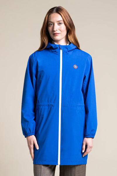 Amelot Couleur - Imperméable long - Flotte couleur bleu roi #couleur_bleu-roi
