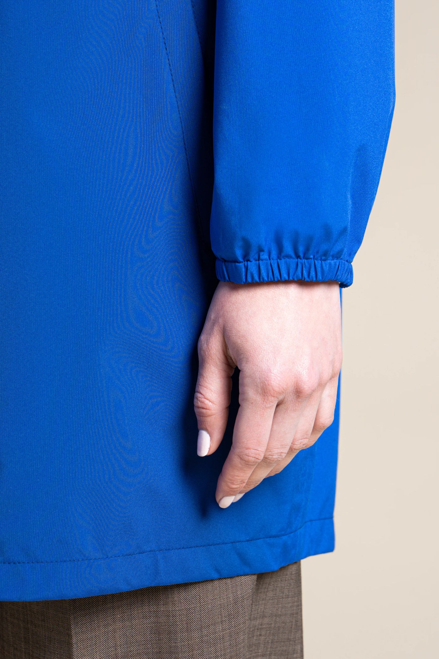 Amelot Couleur - Imperméable long - Flotte couleur bleu roi #couleur_bleu-roi