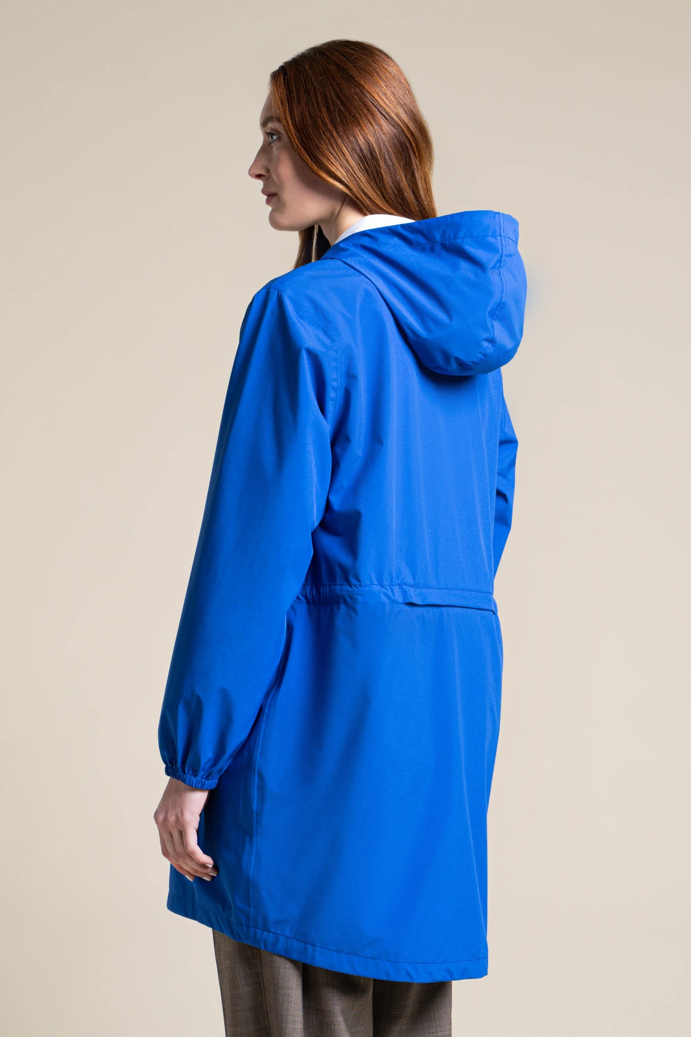 Amelot Couleur - Imperméable long - Flotte couleur bleu roi #couleur_bleu-roi