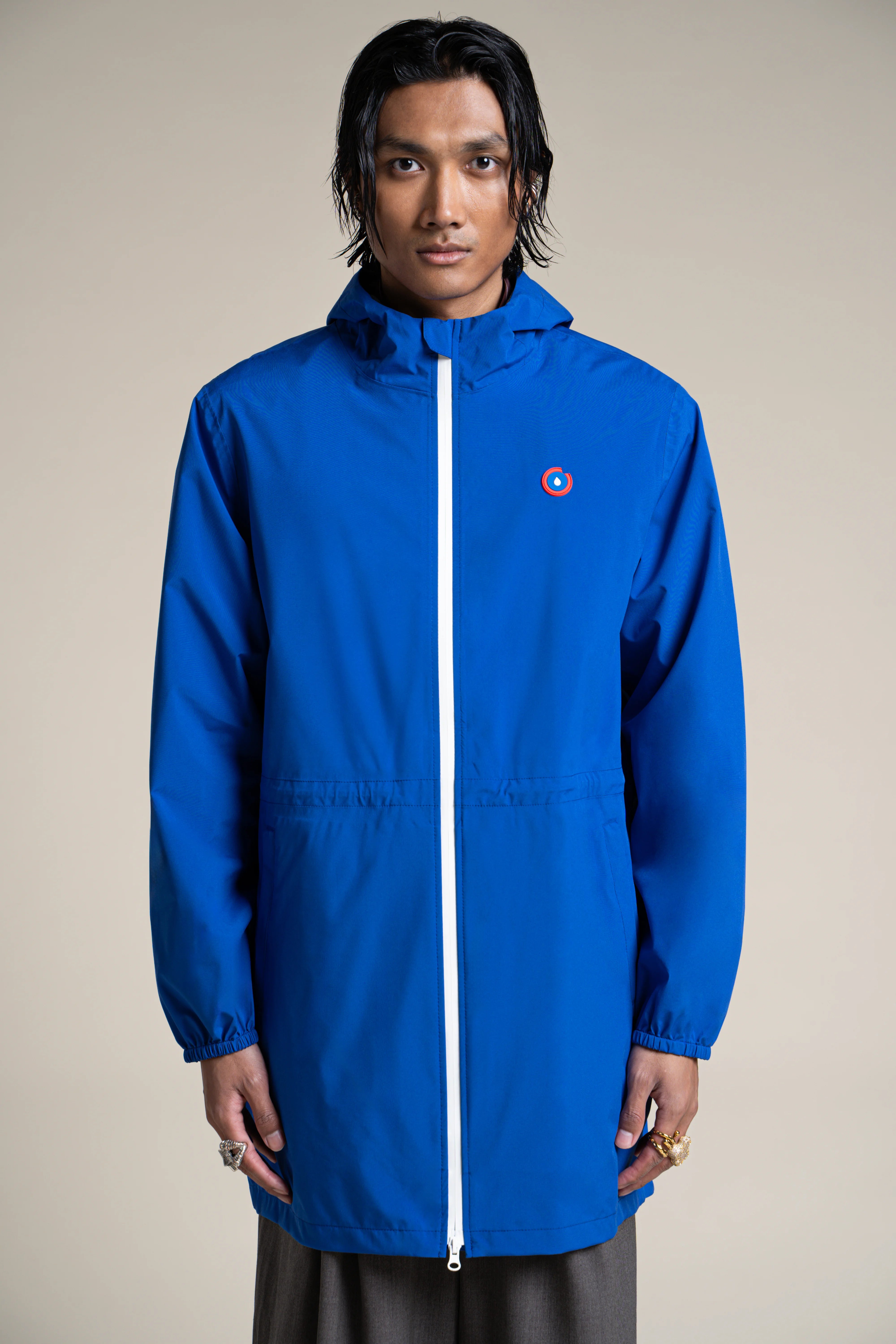 Amelot Couleur - Imperméable long - Flotte #couleur_bleu-roi