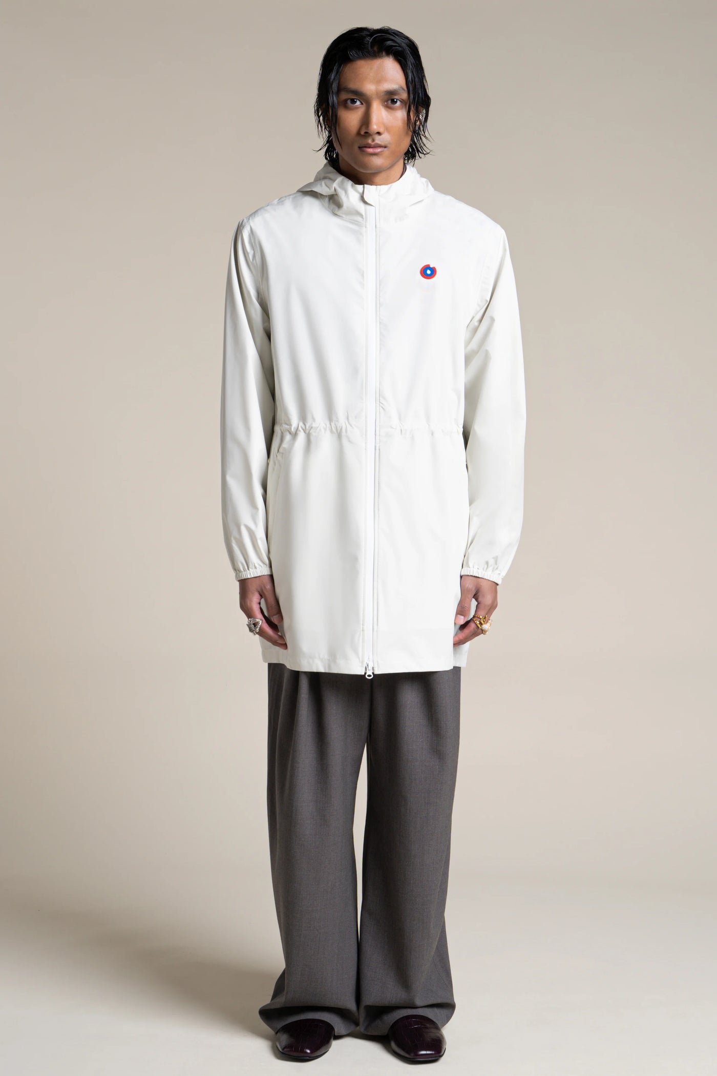 Amelot Classique - Imperméable long - Flotte #couleur_coquille