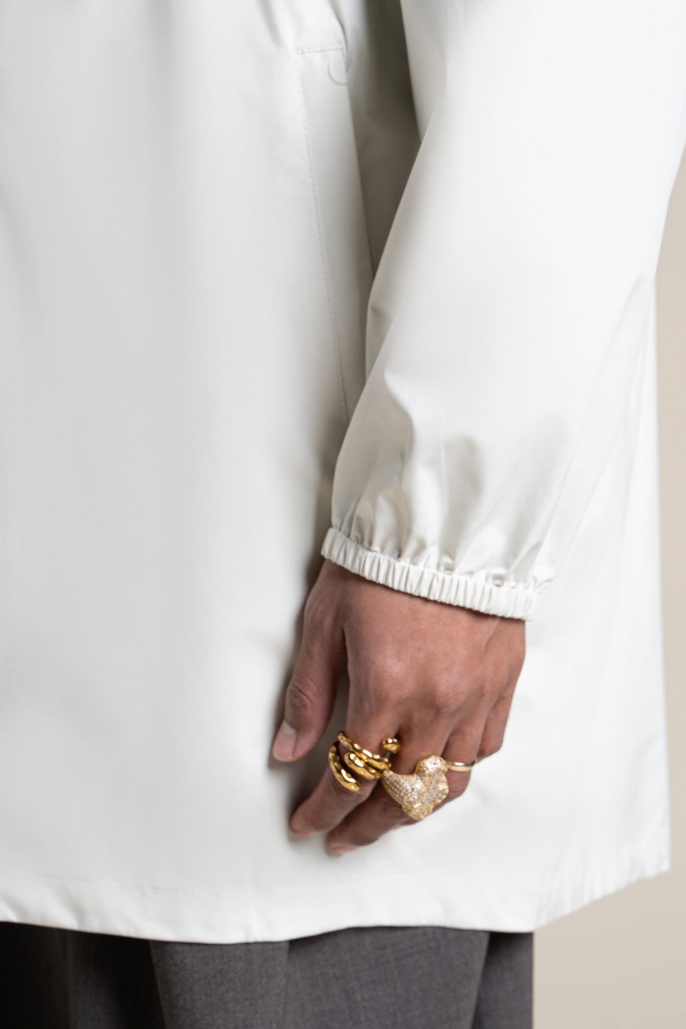 Amelot Classique - Imperméable long - Flotte #couleur_coquille