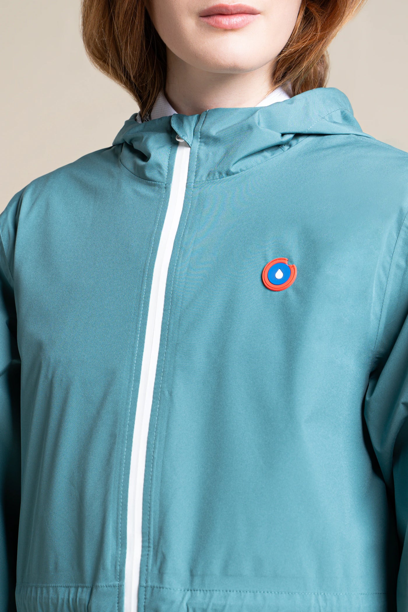 Amelot Couleur - Imperméable long - Flotte couleur emeraude #couleur_emeraude