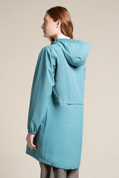 Amelot Couleur - Imperméable long - Flotte couleur emeraude #couleur_emeraude