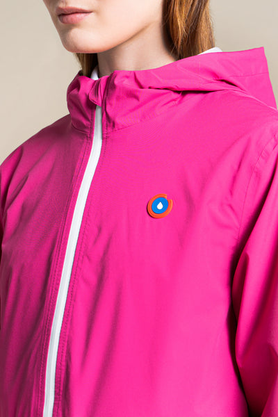 Amelot Couleur - Imperméable long - Flotte couleur fuschia #couleur_fuschia