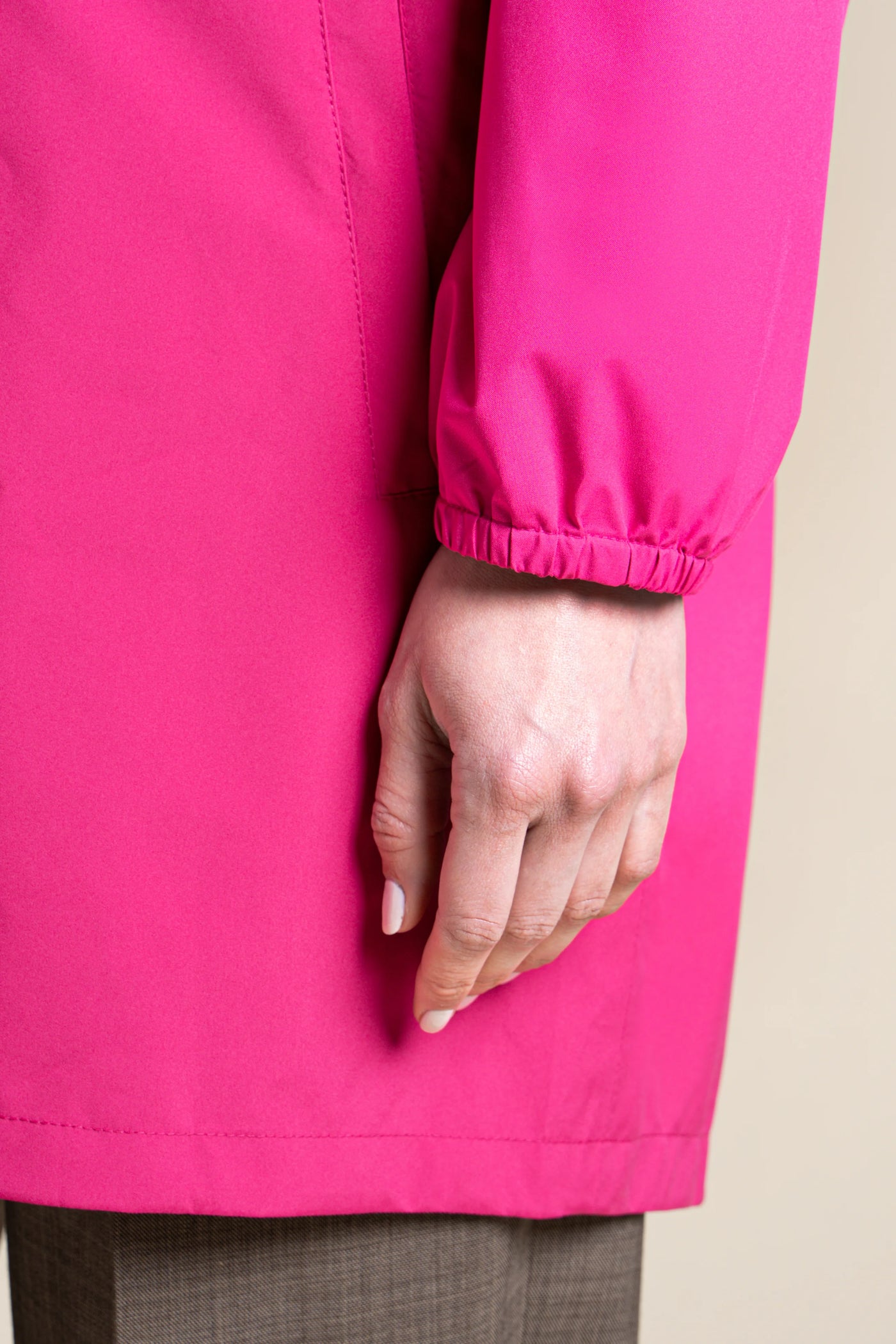 Amelot Couleur - Imperméable long - Flotte couleur fuschia #couleur_fuschia