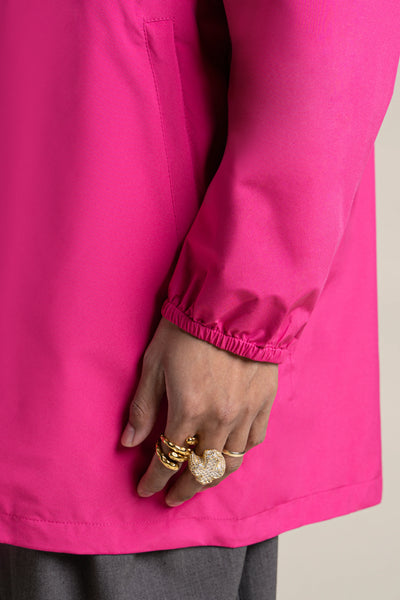 Amelot Couleur - Imperméable long - Flotte #couleur_fuschia