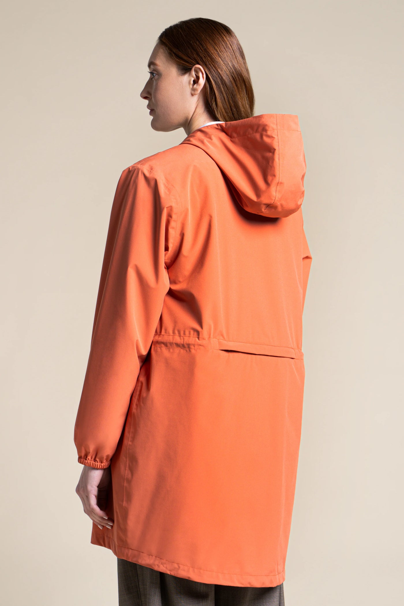 Amelot Couleur - Imperméable long - Flotte couleur ginger #couleur_ginger