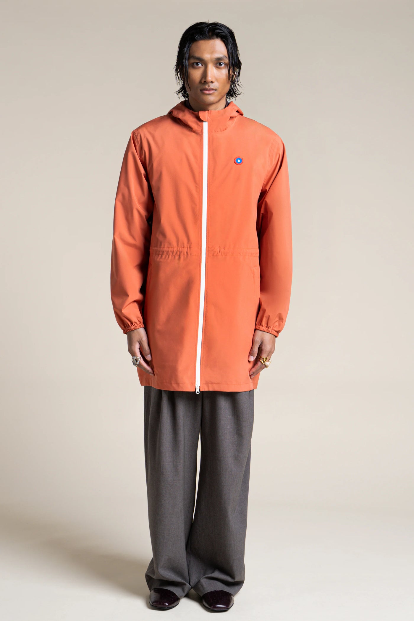 Amelot Couleur - Imperméable long - Flotte #couleur_ginger