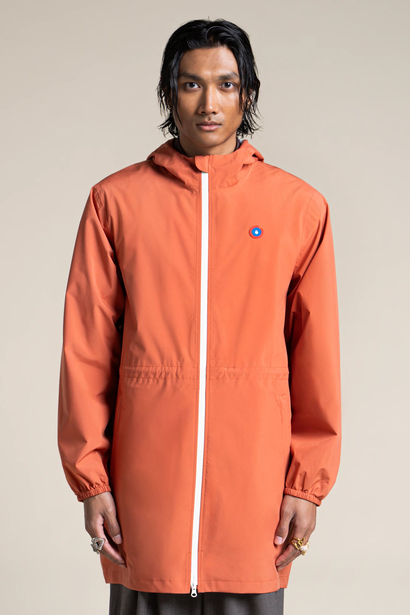 Amelot Couleur - Imperméable long - Flotte #couleur_ginger