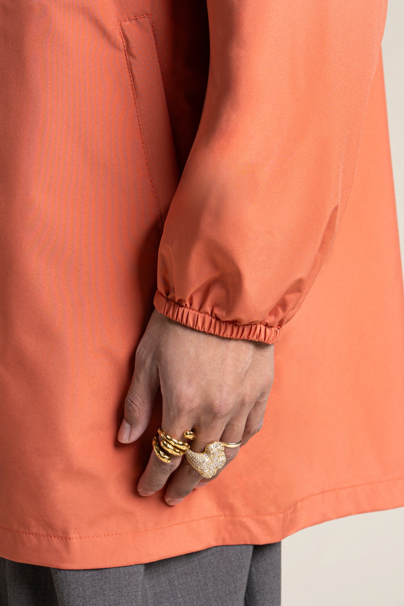 Amelot Couleur - Imperméable long - Flotte #couleur_ginger