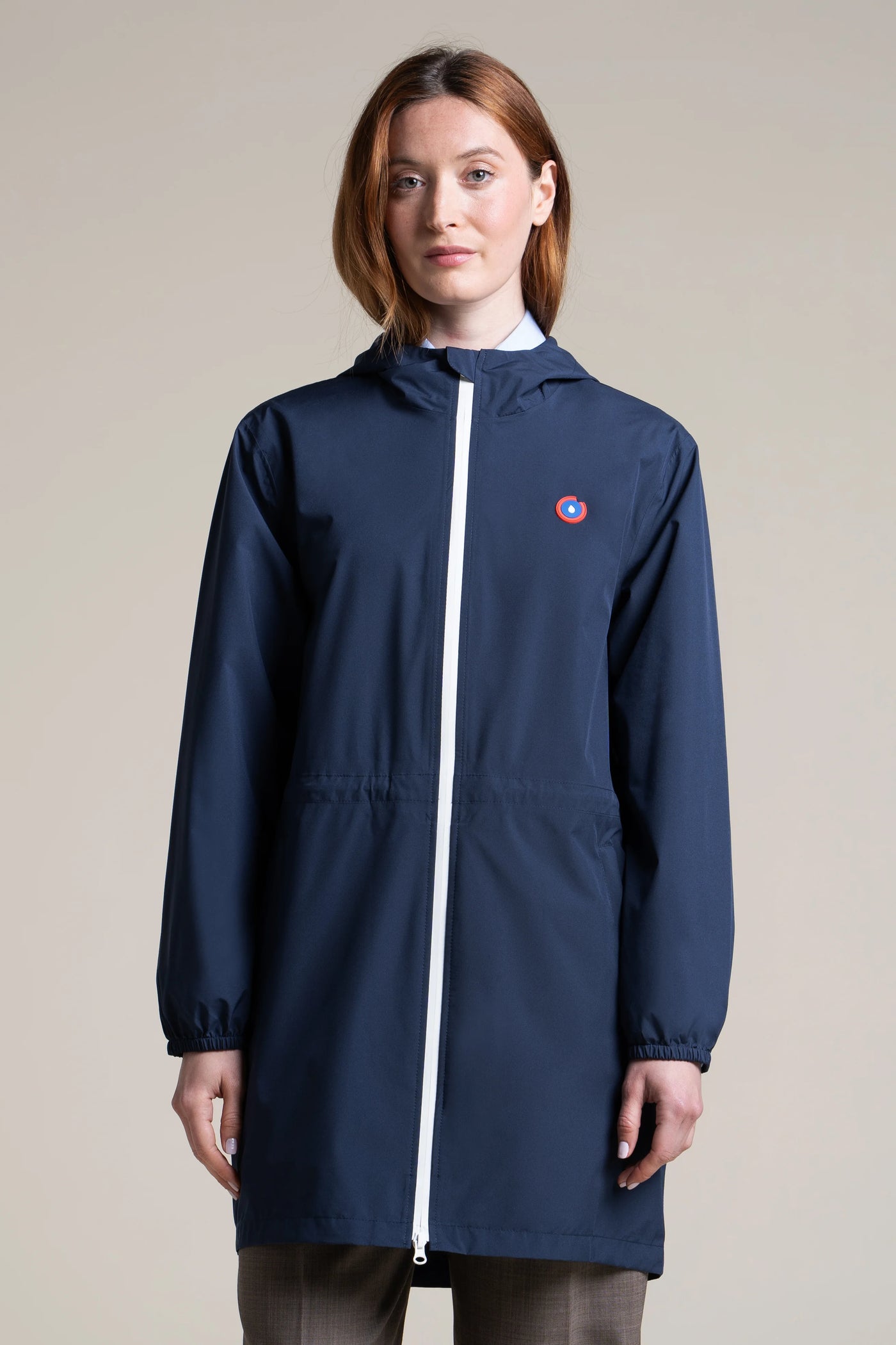 Amelot Classique - Imperméable long - Flotte #couleur_indigo