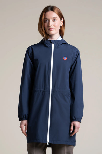 Amelot Classique - Imperméable long - Flotte #couleur_indigo