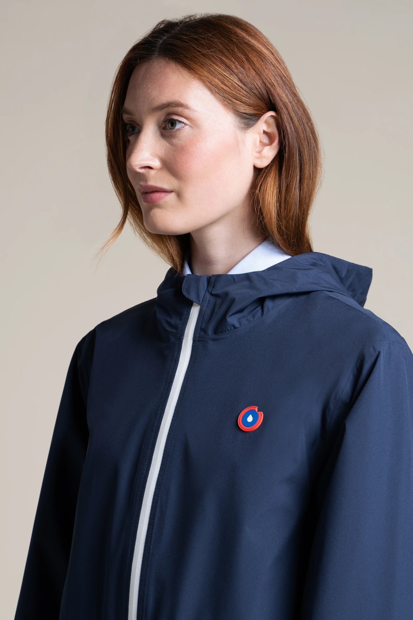 Amelot Classique - Imperméable long - Flotte #couleur_indigo