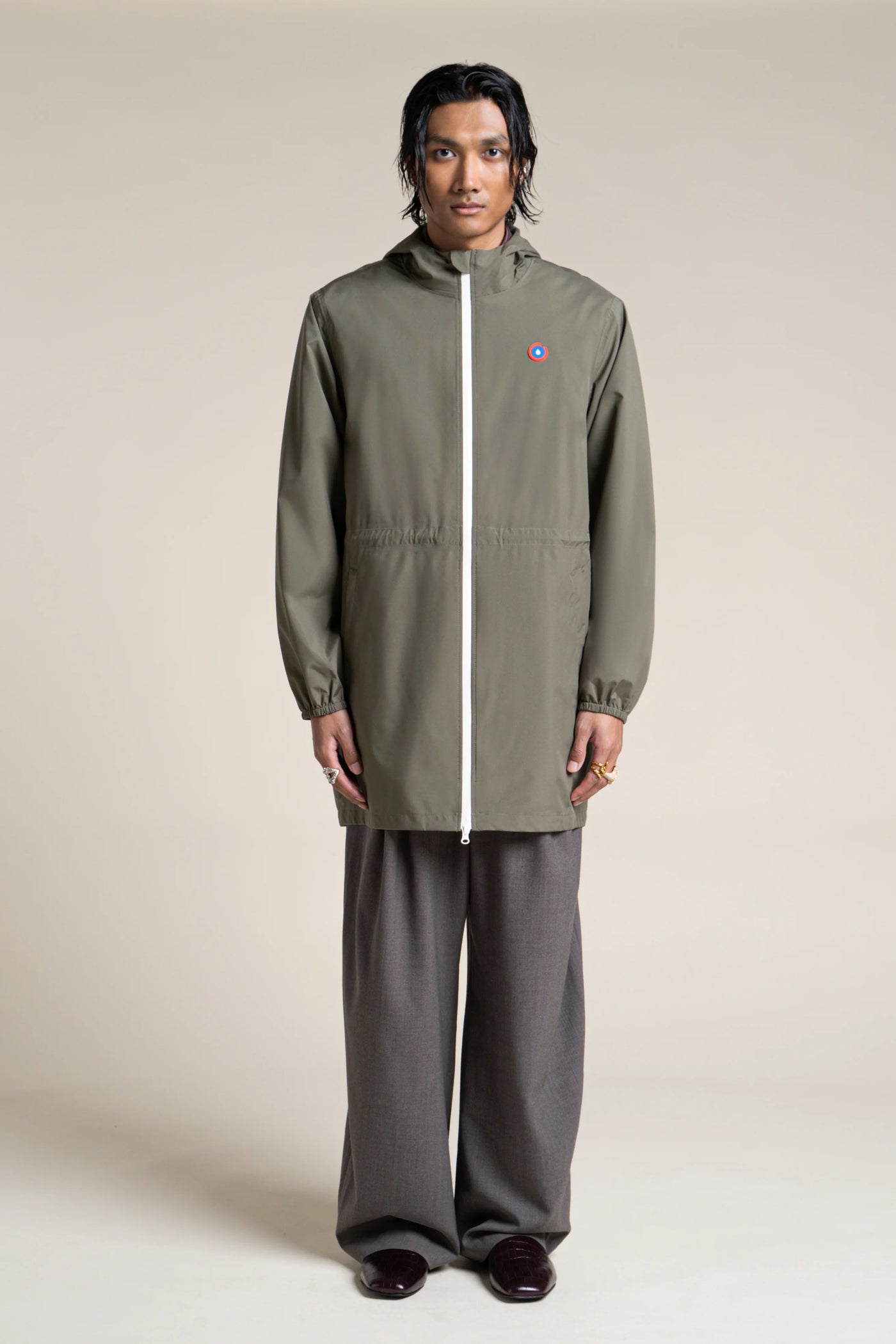 Amelot Classique - Imperméable long - Flotte #couleur_kaki