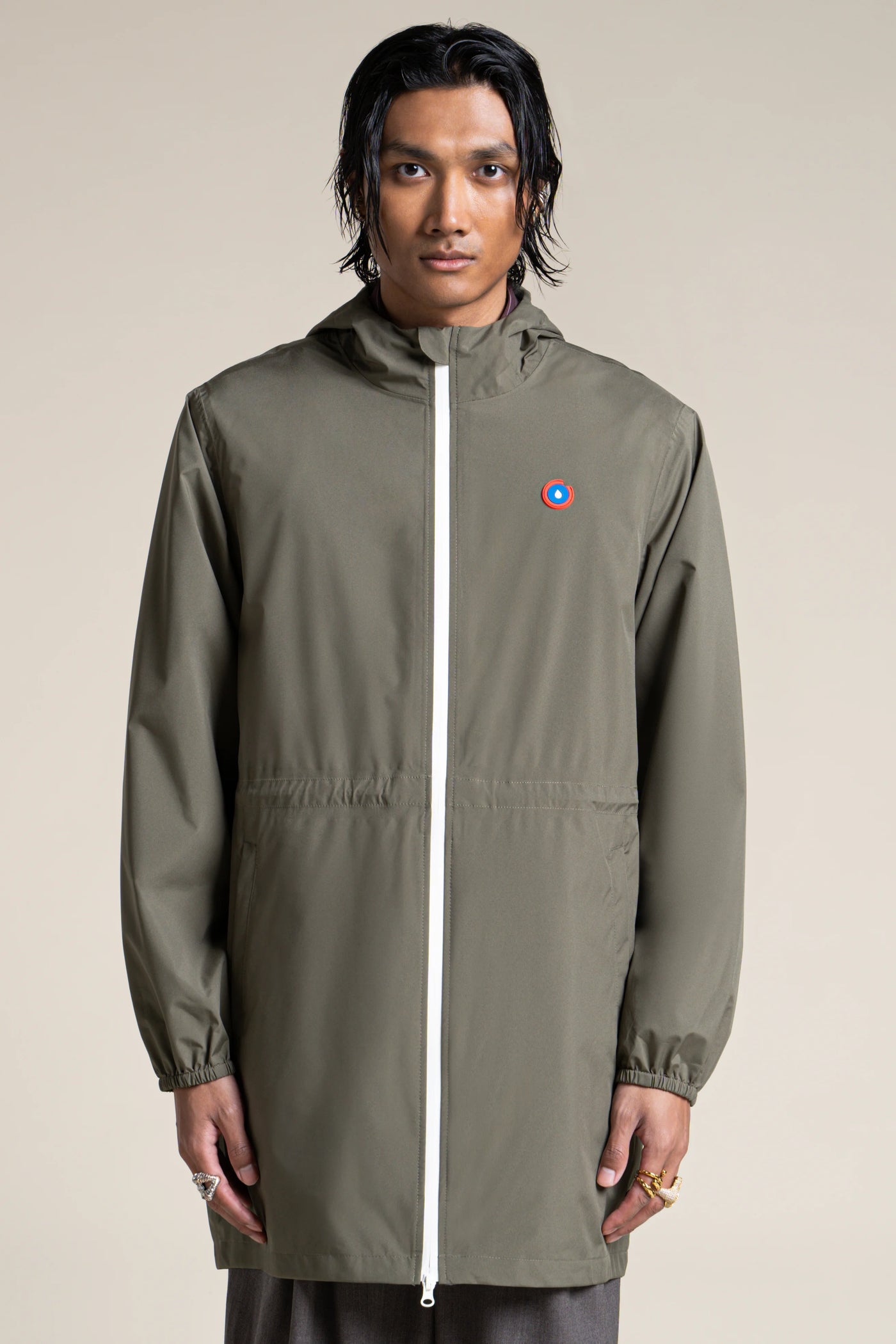 Amelot Classique - Imperméable long - Flotte #couleur_kaki