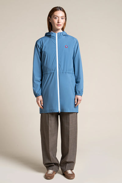 Amelot Couleur - Imperméable long - Flotte couleur orage #couleur_orage